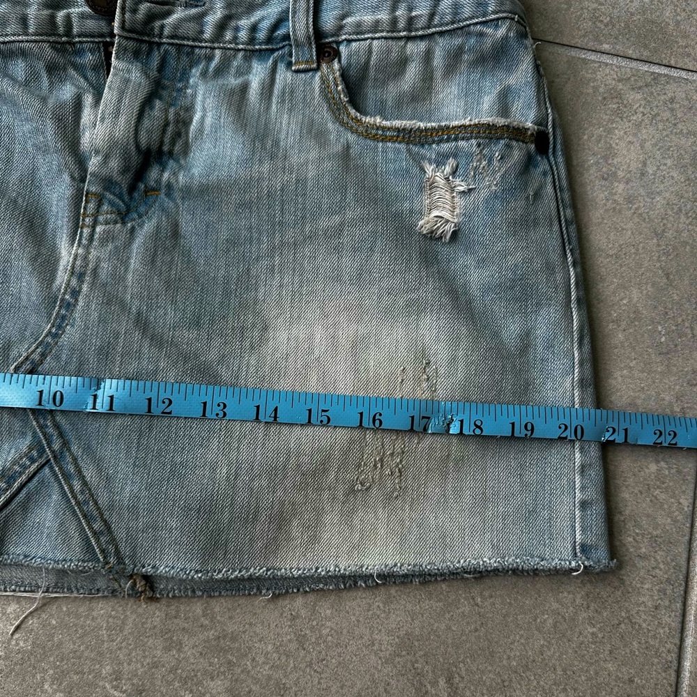 American Eagle Women’s Jean Short Skirt Size 12 - Picture 5 of 5